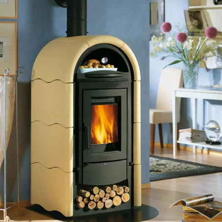 Poêle à bois avec four Stefany Forno BII - 13 Kw