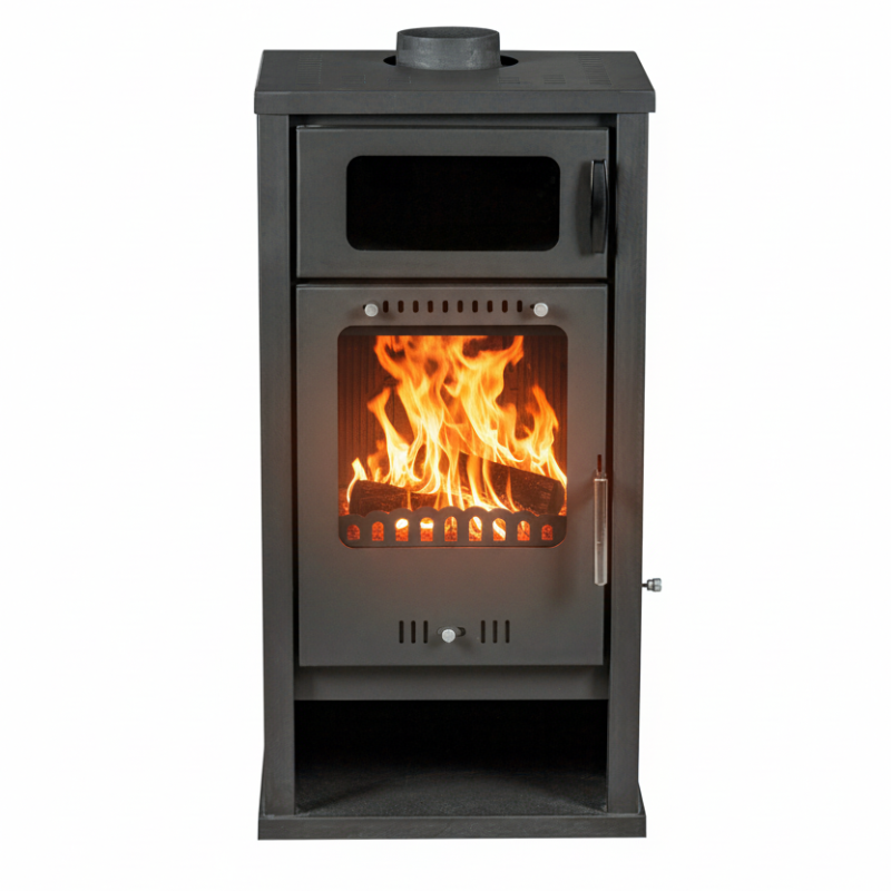 Poêle à bois avec four Titan - 8 Kw