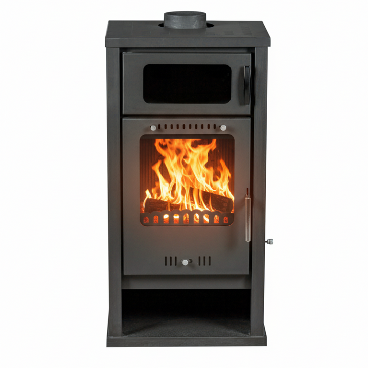 Poêle à bois avec four Titan - 8 Kw