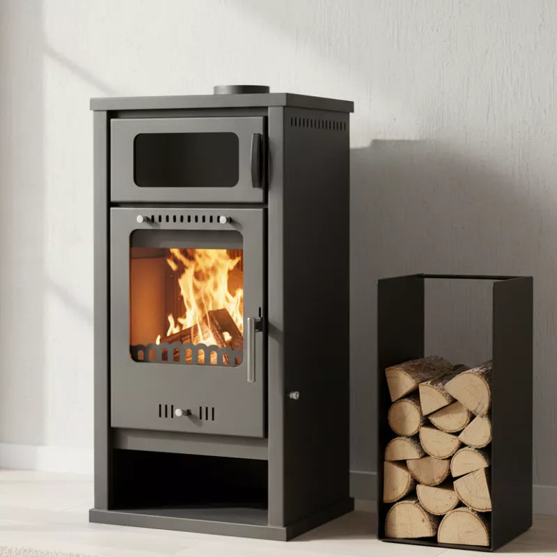 Poêle à bois avec four Titan - 8 Kw