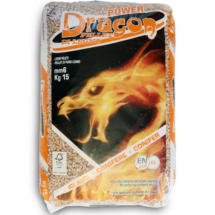 Granulés de bois Dragon EN+ A1 – 65 sacs x 15kg