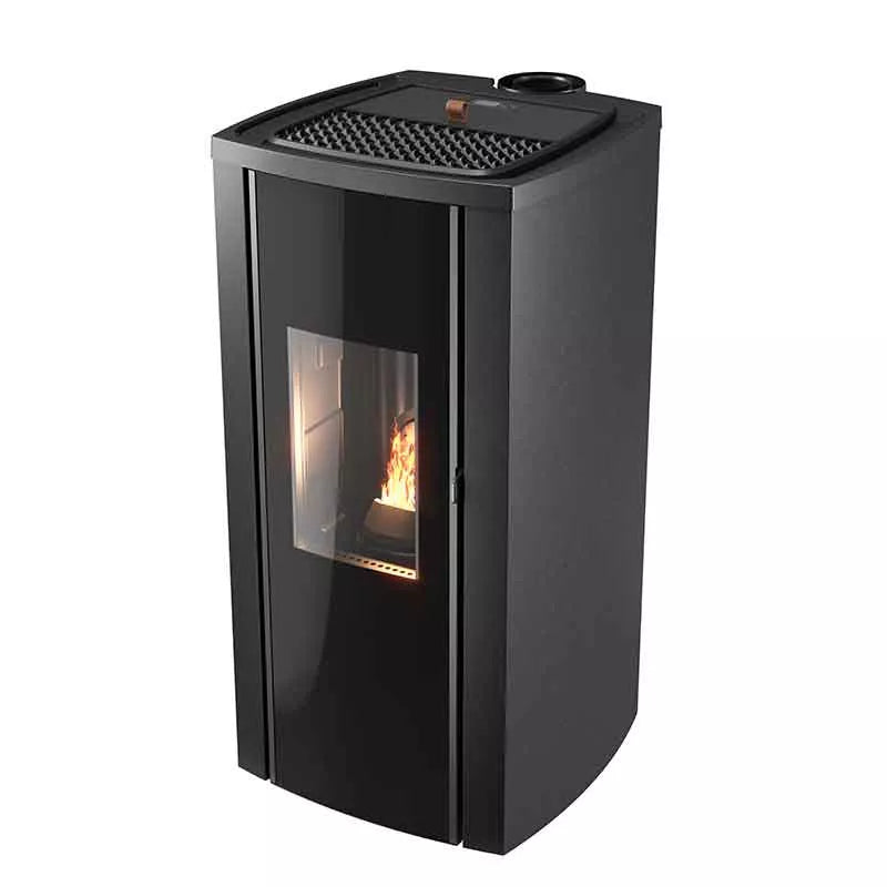 Poêle à granulés étanche (sortie dessus concentrique) Cristallo Silenzio Up - 9,2 Kw